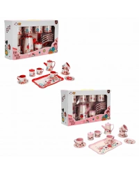 4939 NessiWorld METAL ÇAY SETİ ÇİÇEK DSN 2A 12PRÇ