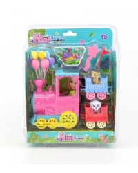 53822 TRENLİ BALONLU MİNİ BEBEK