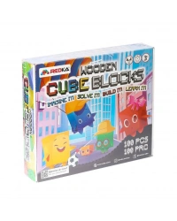 5642 Wooden Cubes Bloc NessiWorld