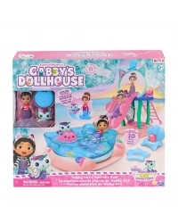 6067878 Gabbys Dollhouse Gabby ve Mercat Purr-ific Havuz Oyun Seti