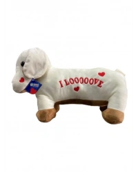 62203 PELUŞ 45 CM AŞIK KÖPEK YASTIK -HLY