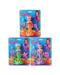 7025 KARTELA KÇK DENİZ KIZI BERTHA BEBEK -KZL