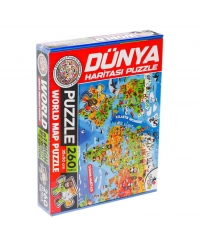 7375 Dünya Kültür Haritası Puzzle -Totteriq
