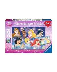 88720NessiWorld Prensesleri 2x24 parça Puzzle