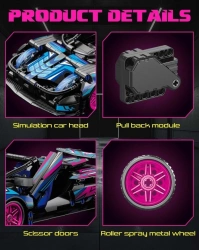 9055-6  TOYSE TOYS BRİCKS SPEED MAVİ CYBER-EKN