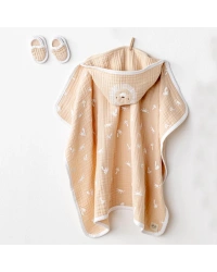 AC24508 Müslin Smil All Day 80x80 Havlu Set Beige