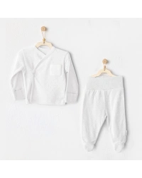 AC25557 Set 2Li Zıbın Takım White