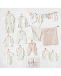 AC25952 Ballerina 20 Parça Hastane Çıkışı Ekru