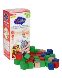 Ahşap Sihirli Küpler 100 Parça 359