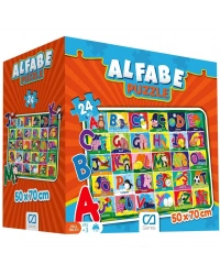 Alfabe 24 Parça Yer Puzzle