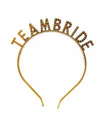 Altın Renk Team Bride Taç – Gelin ve Nedime Tacı