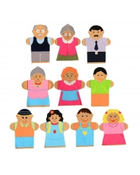 AND-5001  İNSANLAR KUKLA SETİ 10 LU