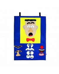 AND-5123 Cırtlı Pano Yüz İfadeleri Erkek