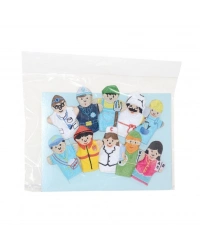 AND-5197 Meslekler Parmak Kukla 10lu -Anadolu Oyuncak