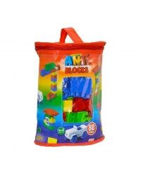 ANT081 Ant Blocks 80 Parça Çantalı Blok Seti