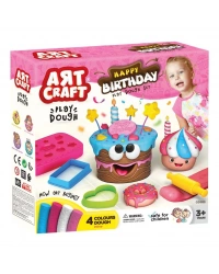 Art Craft Doğum Günü Oyun Hamuru Seti 10 Parça