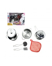 ATF-1818-A 8 PARÇA ÇELİK TENCERE TAVA SET