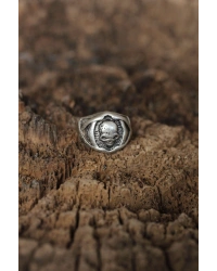 Ayarlanabilir Kuru Kafa Tasarımlı Erkek Yüzük