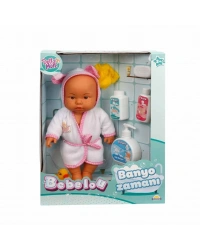 Bebelou Banyo Zamanı Bebek Seti 35 Cm