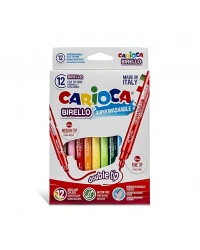 Bırello Süper Yıkanabilir Çift Taraflı Keçeli Boya Kalemi 12’li