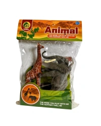 BMA-9/10 PVC PAKETTE İKİLİ  VAHŞİ HAYVANLAR -KİD