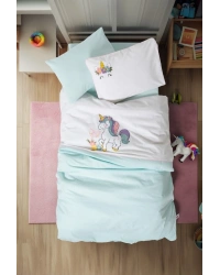 Box Punch Nakışlı Bebek Nevresim Takımı Dolly