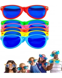 Büyük Parti Gözlüğü Rengarenk 6 Adet 27x9 cm