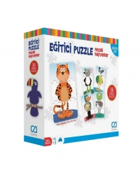 CA.5028 CA Games Eğitici Puzzle Neşeli Hayvanlar