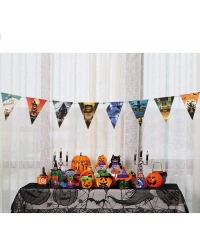 Cadılar Bayramı Halloween Flama Bayrak Banner Süs 8 li 3 Metre