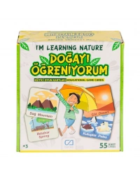 CAEGT-5053 Doğayı Öğreniyorum Eğitici Oyun Kartları -