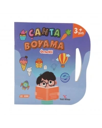 Çanta Kitap Boyama Kitabı Örnekli