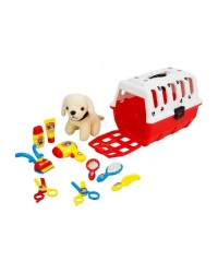 Çantalı Peluş Köpek Kuaför Seti