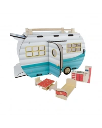 ÇG95 Ahşap Karavan Turkuaz -Okutan