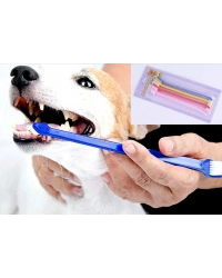 Çift Taraflı Hayvan Diş Fırçası 4 lü set