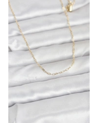 CM 14K Gold Renk 60 cm Zincirli Kadın Kolye