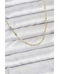 CM 14K Gold Renk Ezme Zincir Model 60 cm Kadın Kolye