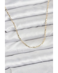 CM 14K Gold Renk Gemici Zincir Model 60 cm Kadın Kolye