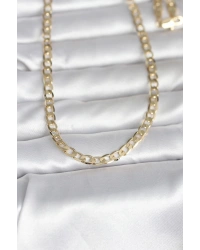 CM 14K Gold Renk Kalın Zincir Model 60 cm Kadın Kolye