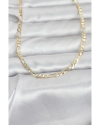 CM 14K Gold Renk Kuşgözü Zincir Model 60 cm Kadın Kolye