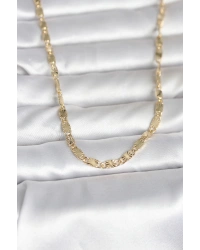 CM 14K Gold Renk Lazer Model 45 cm Kadın Kolye