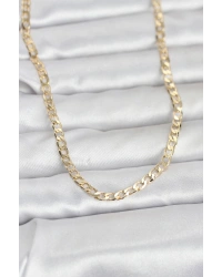 CM 14K Gold Renk Zincir Model 60 cm Kadın Kolye
