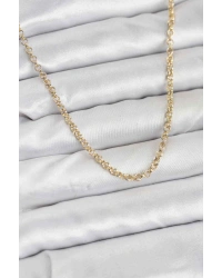 CM Gold Renk Pirinç Halkalı Model Kadın Kolye