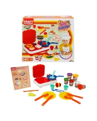 Crafy Pazar Kahvaltısı Oyun Hamuru Seti 300 g 23 Parça