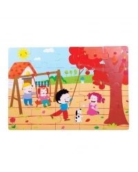 CS-1277 SONBAHAR  AHŞAP YER PUZZLE