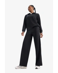 DeFactoFit Wide Leg Geniş Paça Cepli Standart Boy Modal Soft Touch Pantolon