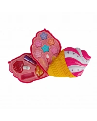 Dondurma Şekilli 2 Katlı Makyaj Güzellik Seti