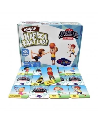 Eğitici Ahşap Hafıza Kartları Sporlar