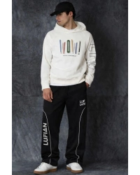 Erkek Baggy Bol Paça Rahat Kalıp Eşofman Altı Siyah