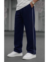 Erkek Baggy Bol Paça Salaş Rahat Kalıp Eşofman Altı Premium Kalite Tarz Yeni Model Ürün Lacivert