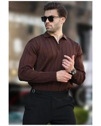 erkek yarım fermuarlı polo yaka tarz premium kalite özel tasarım erkek kışlık kazak